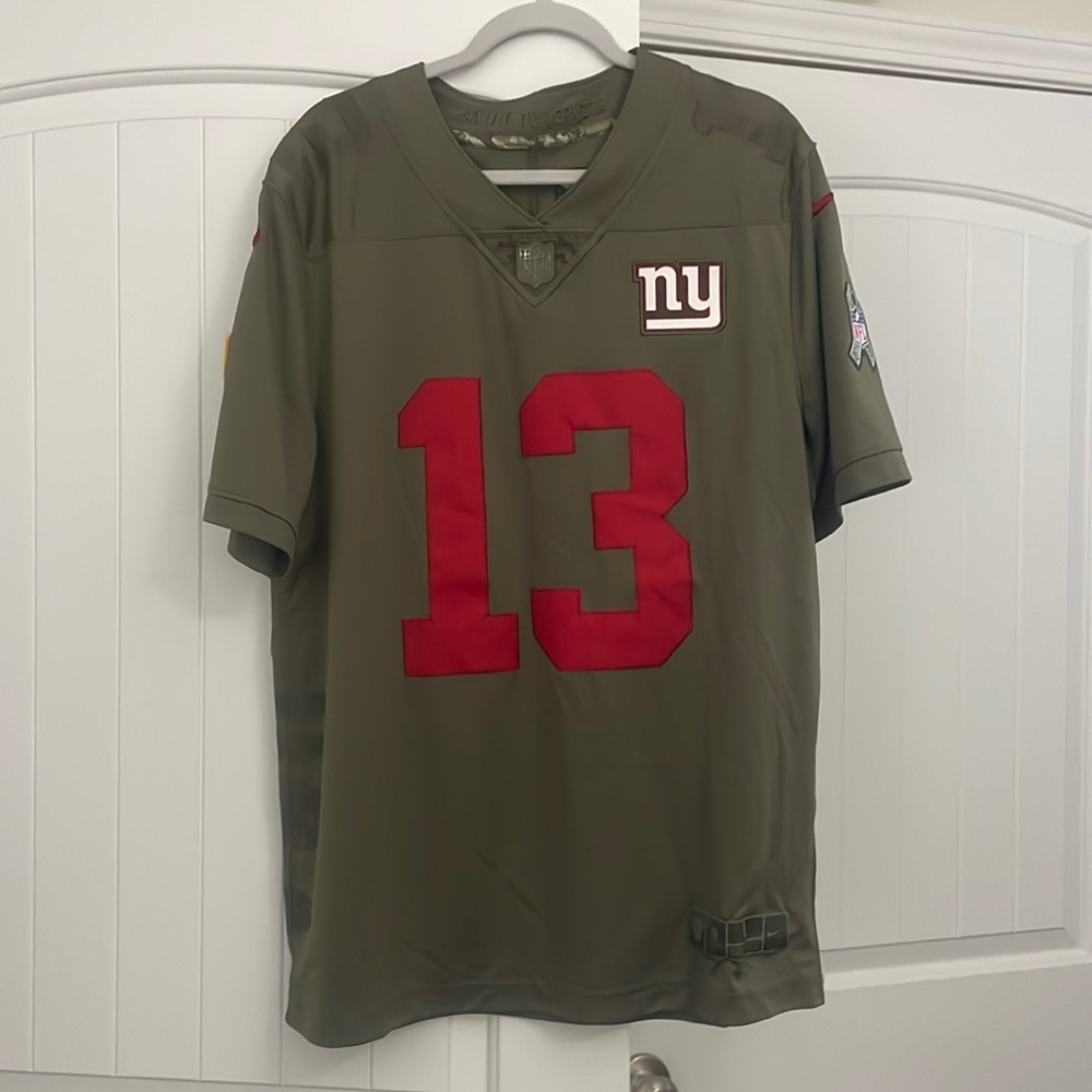 Men’s Salute to Service NY Giants Jersey. Size Large. Player - Beckham Jr